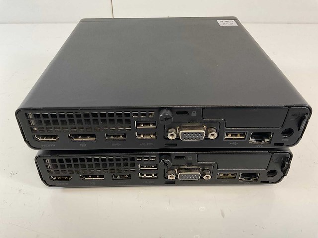 Hp prodesk 400 g6, core(tm) i5 10th gen, 8 gb ram, 256 gb nvme mini desktops (2x) - afbeelding 1 van  2