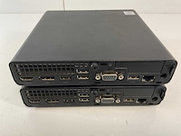Hp prodesk 400 g6, core(tm) i5 10th gen, 8 gb ram, 256 gb nvme mini desktops (2x) - afbeelding 1 van  2