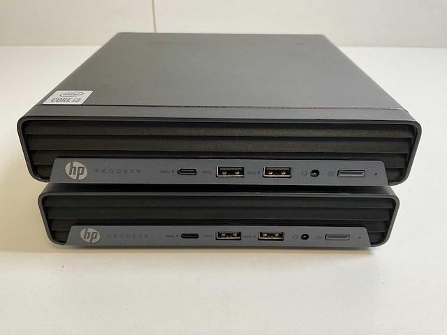 Hp prodesk 400 g6, core(tm) i5 10th gen, 8gb ram, 256 gb nvme mini desktops (2x) - afbeelding 1 van  7