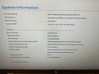 Hp prodesk 400 g6 desktop - afbeelding 10 van  11