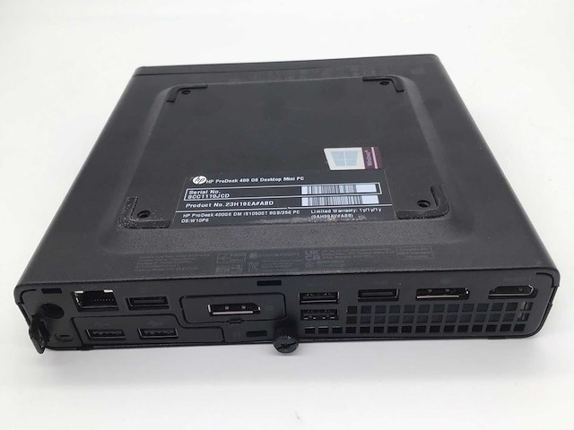 Hp prodesk 400 g6 mini i5-10500t 16gb mem desktop - afbeelding 5 van  7