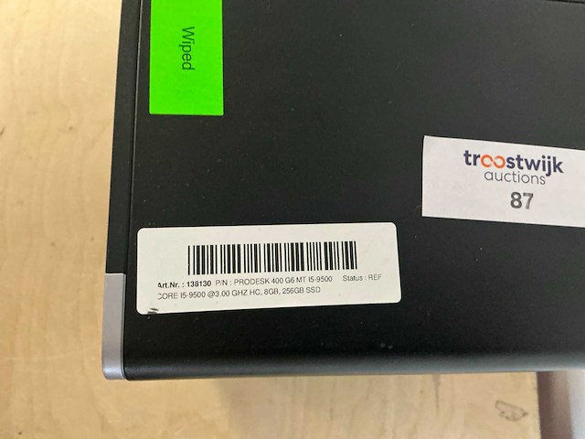 Hp prodesk 400 g6 mt i5-9500 desktop - afbeelding 3 van  4