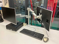 Hp prodesk 400 g7 desktop computer met monitoren - afbeelding 6 van  6