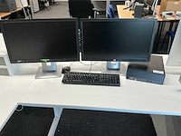 Hp prodesk 400 g7 desktop met monitoren - afbeelding 1 van  6