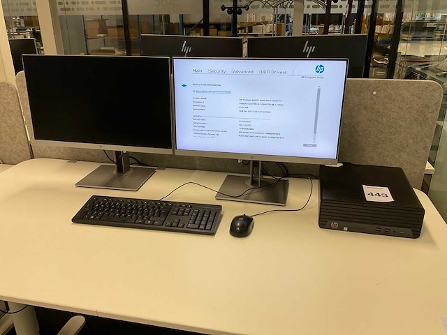 Hp prodesk 400 g7 desktop - afbeelding 1 van  11