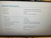 Hp prodesk 400 g7 desktop - afbeelding 13 van  13