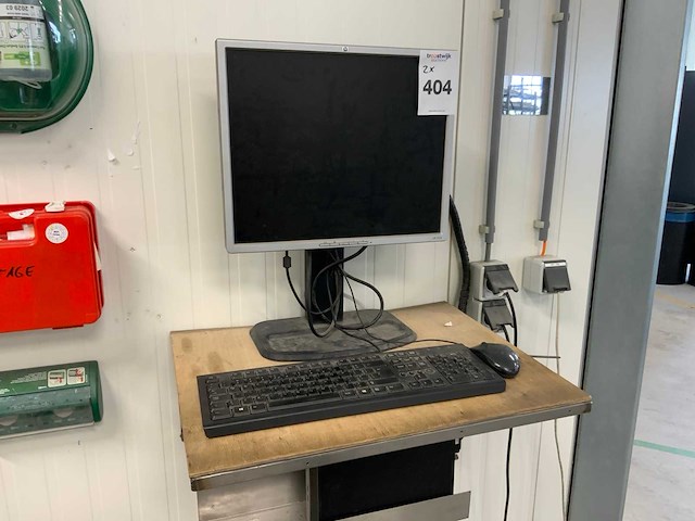 Hp prodesk 405 g5 sff werkplek met desktop - afbeelding 8 van  8