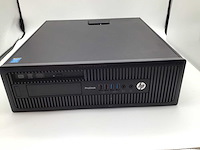 Hp prodesk 600 g1 sff - i5 - 8gb - 240gb kingston ssd desktop - afbeelding 1 van  2