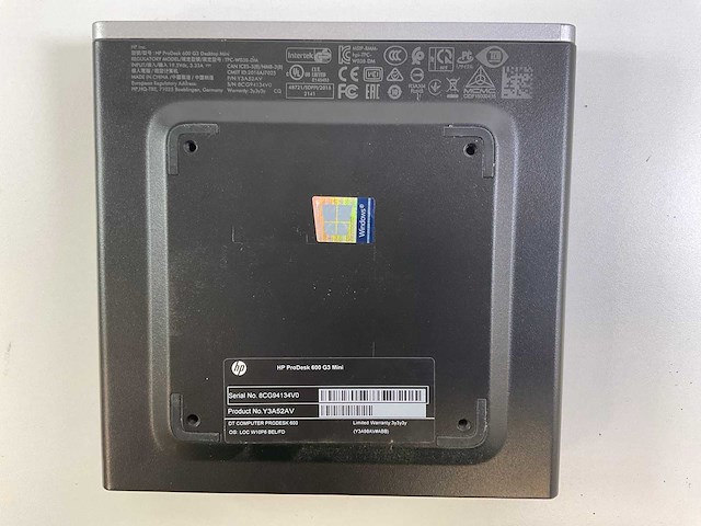 Hp prodesk 600 g3, core(tm) i5 7th gen, 8 gb ram, 256 gb nvme mini desktops (3x) - afbeelding 7 van  7