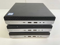 Hp prodesk 600 g3, core(tm) i5 7th gen, 8 gb ram, 256 gb nvme mini desktops (3x) - afbeelding 1 van  7