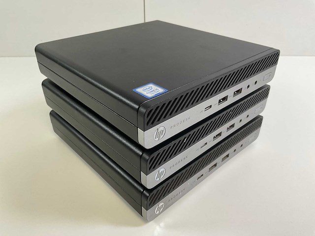 Hp prodesk 600 g3, core(tm) i5 7th gen, 8 gb ram, 256 gb nvme mini desktops (3x) - afbeelding 2 van  7