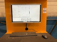 Hp prodesk 600 g3 desktop en monitor in verrijdbaar frame - afbeelding 6 van  7