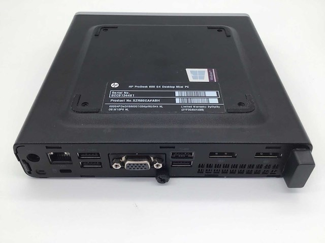 Hp prodesk 600 g4 dm i5-8600t wifi desktop - afbeelding 9 van  9