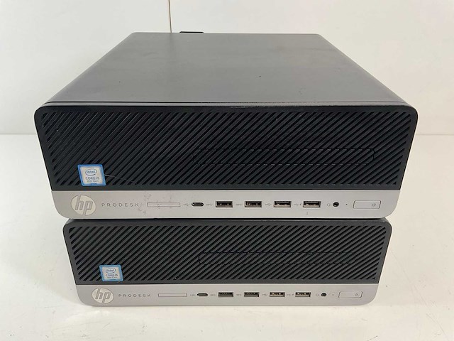 Hp prodesk 600 g4 sff, core(tm) i5 8th gen, 8 gb ram, 256 gb ssd desktops (2x) - afbeelding 1 van  1