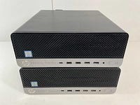 Hp prodesk 600 g4 sff, core(tm) i5 8th gen, 8 gb ram, 256 gb ssd desktops (2x) - afbeelding 1 van  1