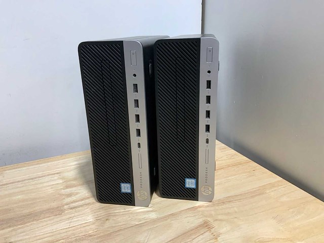 Hp prodesk 600 g4 sff desktop (2x) - afbeelding 1 van  6