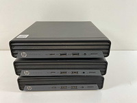 Hp prodesk 600 g6, core(tm) i5 10th gen, 8 gb ram, 256 gb nvme mini desktops (3x) - afbeelding 1 van  9