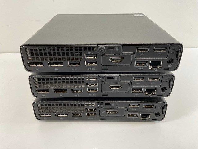 Hp prodesk 600 g6, core(tm) i5 10th gen, 8 gb ram, 256 gb nvme mini desktops (3x) - afbeelding 7 van  9