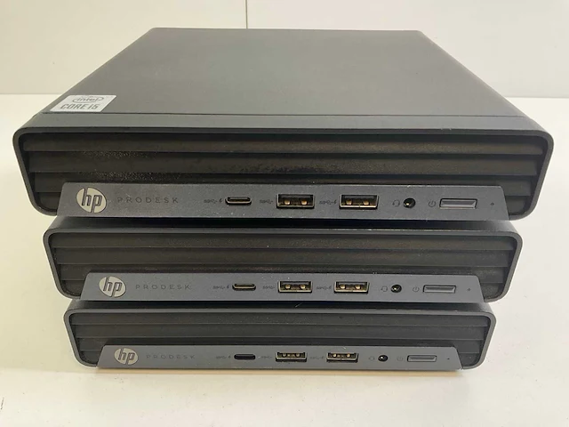 Hp prodesk 600 g6, core(tm) i5 10th gen, 8 gb ram, 256 gb nvme mini desktops (3x) - afbeelding 1 van  8