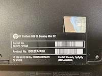 Hp prodesk 600 g6, core(tm) i5 10th gen, 8 gb ram, 256 gb nvme mini desktops (3x) - afbeelding 6 van  8