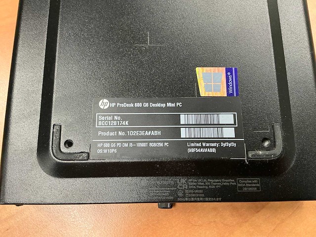 Hp prodesk 600 g6 desktop - afbeelding 6 van  6