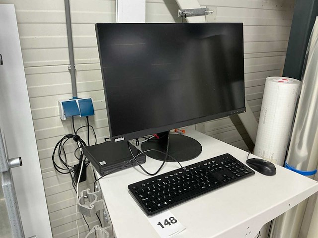 Hp prodesk 600 g6 mini desktop met monitor - afbeelding 2 van  4