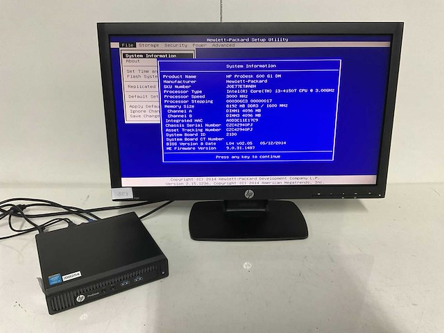 Hp prodesk desktop - afbeelding 1 van  5