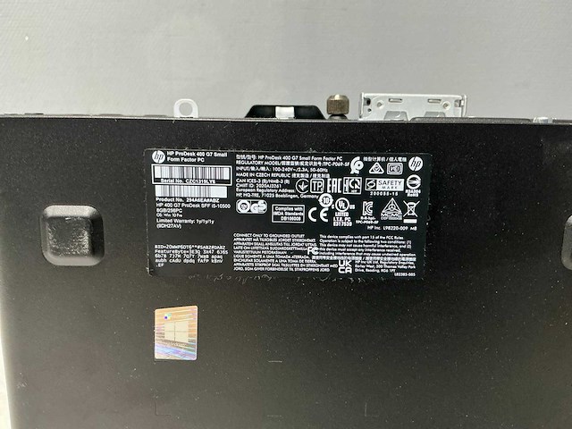Hp prodesk small 400 g7 computer - afbeelding 9 van  9