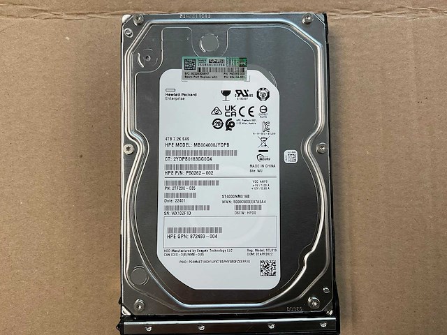 Hp proliant 4530 gen9, 1x 4tb sas(mg04sca40en) - 1x 4tb sas(mb004000jwwqb) - 2x 4tb sas(mb004000jydpb) - 39x 4tb sas(mb4000fcwdk) node storage - afbeelding 12 van  12