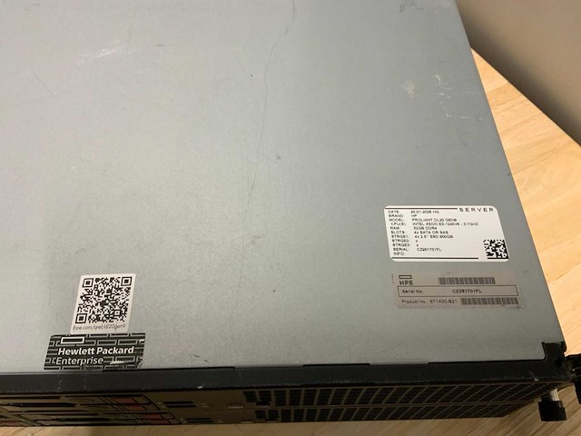 Hp proliant dl20 gen 9 server (2x) - afbeelding 4 van  11