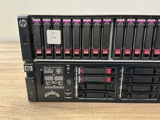 Hp proliant dl360 g6 / p2000 server (2x) - afbeelding 1 van  1