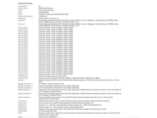 Hp proliant dl360 gen 9, 2x xeon(r) e5-2620 v3, 384 gb ram(24x 16 gb), no hdd, rack mount chassis - afbeelding 2 van  10
