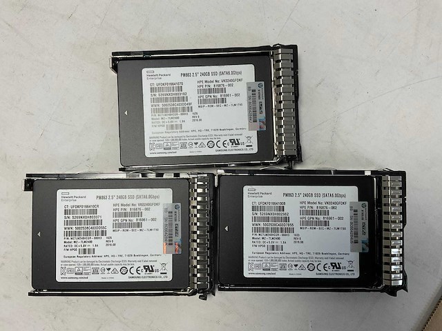 Hp proliant dl360 gen 9, xeon(r) e5-2620 v4, 4x 16 gb ram, 6x 240 gb sas(vk0240gfdkf) rack mount chassis - afbeelding 10 van  10