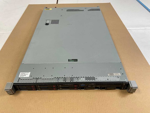 Hp proliant dl360 gen 9, xeon(r) e5-2620 v4, 4x 16 gb ram, 6x 240 gb sas(vk0240gfdkf) rack mount chassis - afbeelding 4 van  11