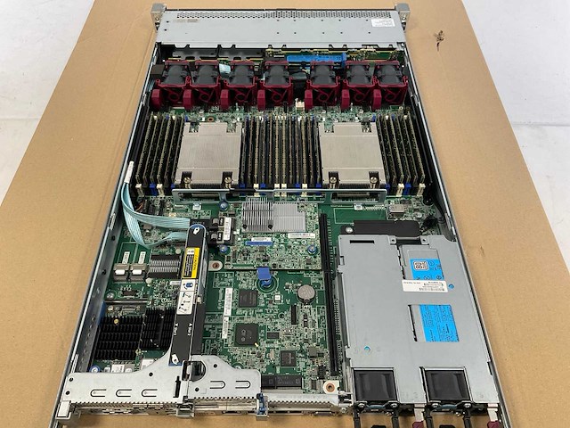 Hp (proliant dl360 gen9) - 2x xeon(r) e5-2650 v4, 768 gb ram (24x32gb), 4 tb sas rack mount chassis - afbeelding 8 van  9