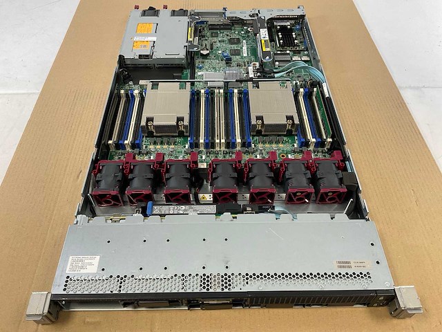 Hp (proliant dl360 gen9) - xeon(r) e5-2650 v4, 32 gb ram (2x16gb), no hdd rack mount chassis - afbeelding 5 van  7