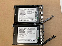 Hp proliant dl360 gen9, 2x xeon(r) e5-2680 v4, 128 gb ram(8x 16gb), 4x 400 gb ssd(ek000400gwepe) rack mount chassis - afbeelding 2 van  10