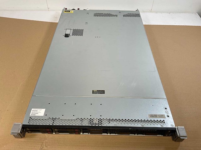 Hp proliant dl360 gen9, 2x xeon(r) e5-2680 v4, 128 gb ram(8x 16gb), 4x 400 gb ssd(ek000400gwepe) rack mount chassis - afbeelding 3 van  10