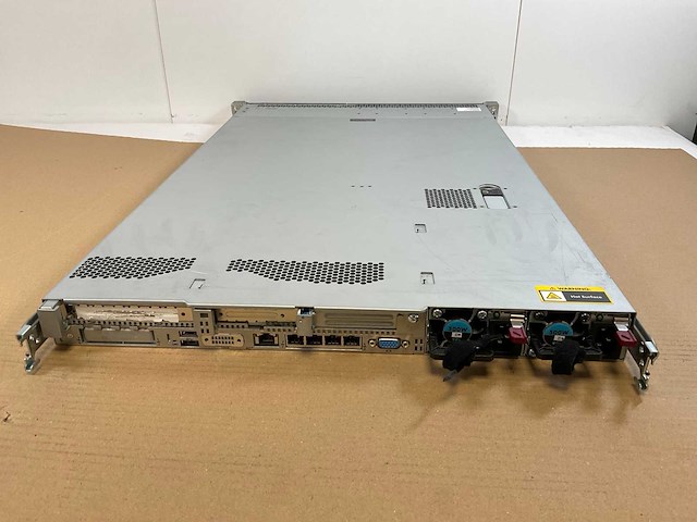Hp proliant dl360 gen9, 2x xeon(r) e5-2680 v4, 128 gb ram(8x 16gb), 4x 400 gb ssd(ek000400gwepe) rack mount chassis - afbeelding 7 van  10