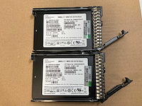 Hp proliant dl360 gen9, 2x xeon(r) e5-2680 v4, 128 gb ram(8x 16gb), 4x 400 gb ssd(ek000400gwepe) rack mount chassis - afbeelding 10 van  10