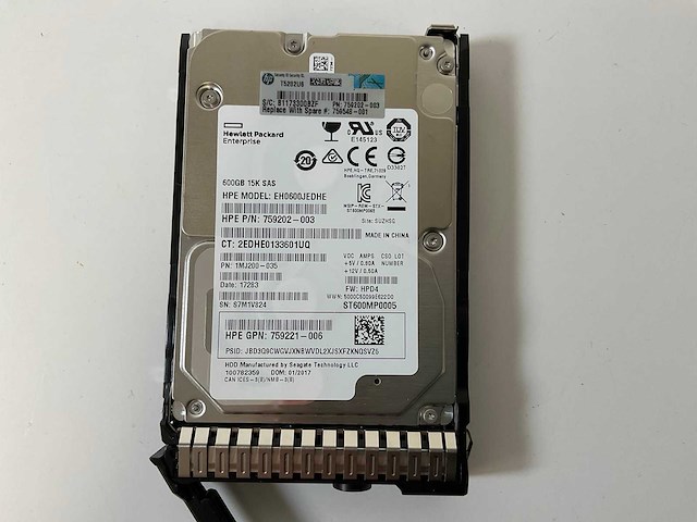 Hp proliant dl380 gen 9, 2x xeon(r) e5-2650 v3, 8x 16 gb ram, 6x 600 gb sas(eh0600jdytl) - 1x 600 gb sas(eh0600jedhe) - 1x 600 gb sas(eh000600jwcpl) rack mount chassis - afbeelding 3 van  12