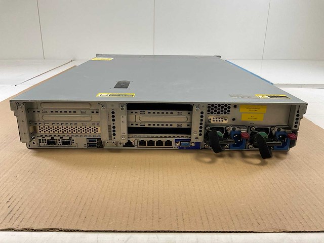 Hp proliant dl380 gen 9, 2x xeon(r) e5-2667 v3, 16x 16 gb ram, 2x 147 gb sas(eh0146fcbvb) - 8x 600 gb sas(eg000600jwjnp) rack mount chassis - afbeelding 14 van  15