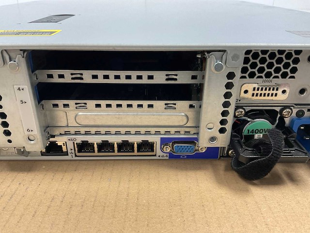 Hp proliant dl380 gen 9, 2x xeon(r) e5-2667 v3, 16x 16 gb ram, 2x 147 gb sas(eh0146fcbvb) - 8x 600 gb sas(eg000600jwjnp) rack mount chassis - afbeelding 15 van  15