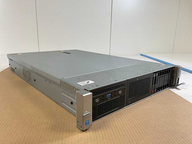 Hp proliant dl380 gen 9, 2x xeon(r) e5-2680 v3, 16x 16 gb ram, 2x 300 gb ssd(vk0300gduqv) rack mount chassis - afbeelding 3 van  9