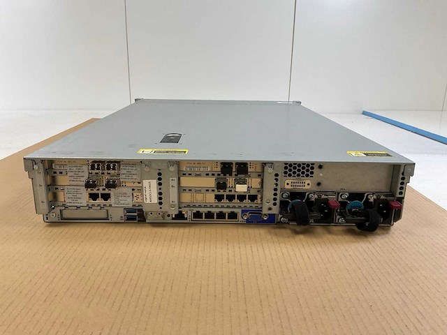 Hp proliant dl380 gen 9, 2x xeon(r) e5-2680 v3, 16x 16 gb ram, 2x 300 gb ssd(vk0300gduqv) rack mount chassis - afbeelding 5 van  9