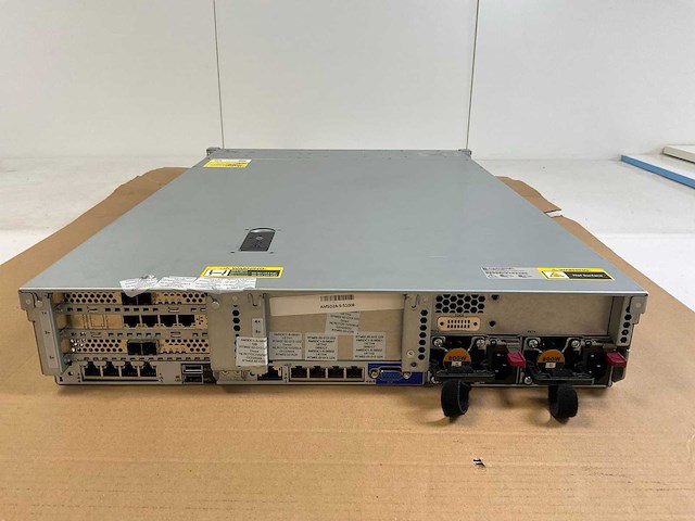 Hp proliant dl380 gen 9, 2x xeon(r) e5-2690 v3, 128 gb ram(16x 8 gb), 8x 300 gb sas(eh0300jdyth) rack mount chassis - afbeelding 9 van  11