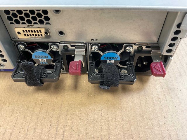 Hp proliant dl380 gen 9, xeon(r) e5-2620 v3, 1x 16 gb ram, 4x 300 gb sas(ego300jfcka) rack mount chassis - afbeelding 7 van  9