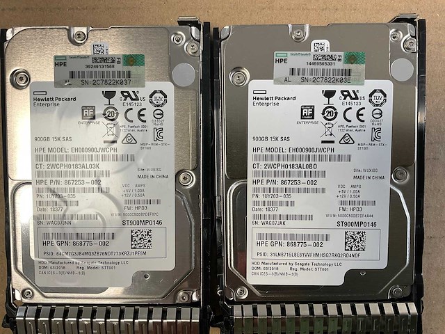 Hp (proliant dl380 gen9) - 2x xeon(r) e5-2670 v3, 256 gb ram (16x16gb), 1.5 tb sas rack mount chassis - afbeelding 10 van  10