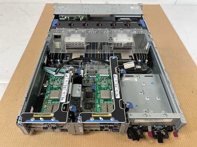 Hp (proliant dl380 gen9) - 2x xeon(r) e5-2680 v3, 16x 16 gb ram, 2x 300 gb ssd hp (vk0300gduqv) rack mount chassis - afbeelding 7 van  8