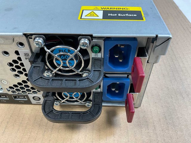 Hp proliant dl380p gen 8, 2x xeon(r) e5-2620, 16x 8 gb ram, 2x 900 gb sas(eg0900fcvbl) rack mount chassis - afbeelding 7 van  9